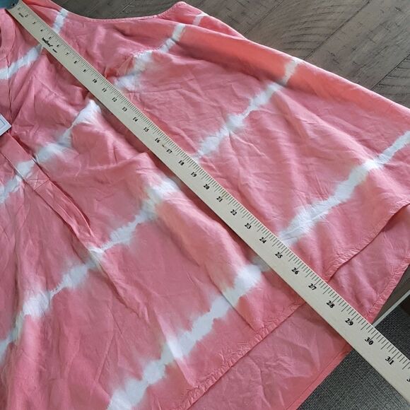 Crown & Ivy Pink and White 2X Flowy Tank NWT - Picture 9 of 10